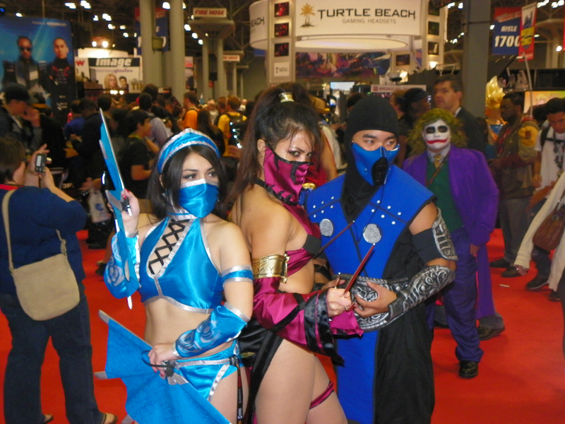 Illustration for article titled New York Comic-Con 2011 Day Four Cosplay with Dead Space Kid and Super Friends